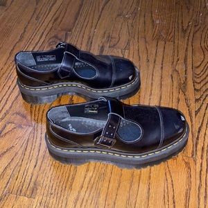 Dr. Martin’s black leather shoes worn twice